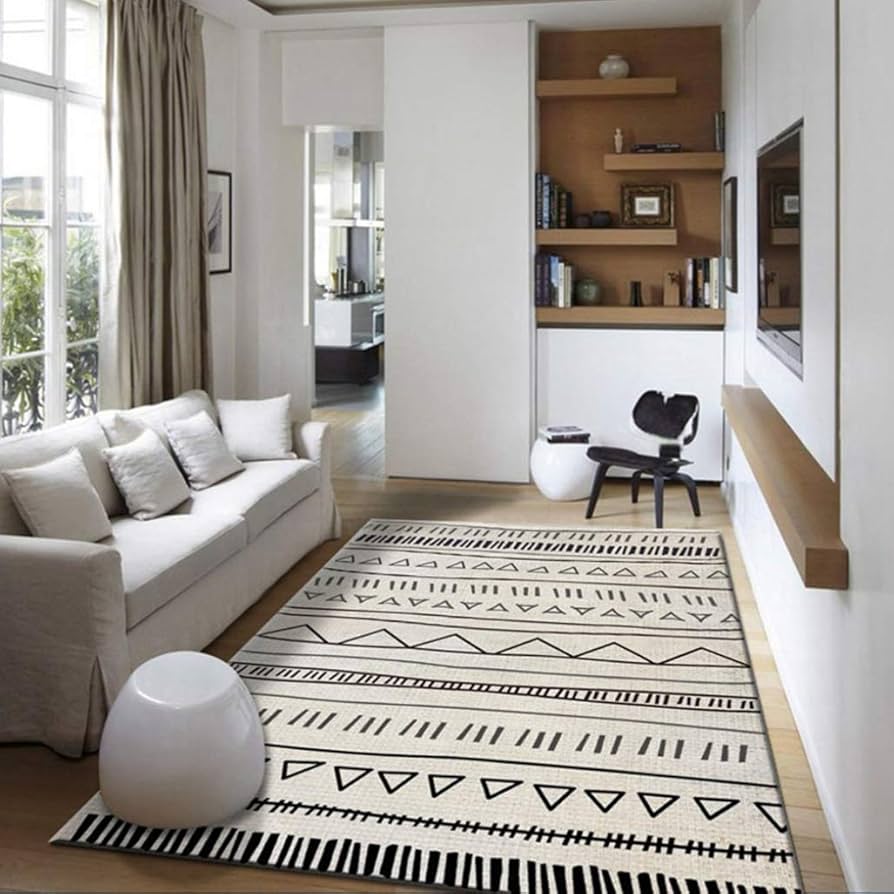 Amazon｜ヨガマットオシャレ 北欧 ラグ マット カーペット 2畳